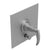 Rubinet T2YLAL Pressure Balance Shower Valve With Stop Two Way Diverter Trim Only