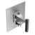 Rubinet T2YMQL Pressure Balance Shower Valve With Stop Two Way Diverter Trim Only