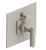 Rubinet T2YMQL Pressure Balance Shower Valve With Stop Two Way Diverter Trim Only
