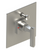 Rubinet T2YMQL Pressure Balance Shower Valve With Stop Two Way Diverter Trim Only
