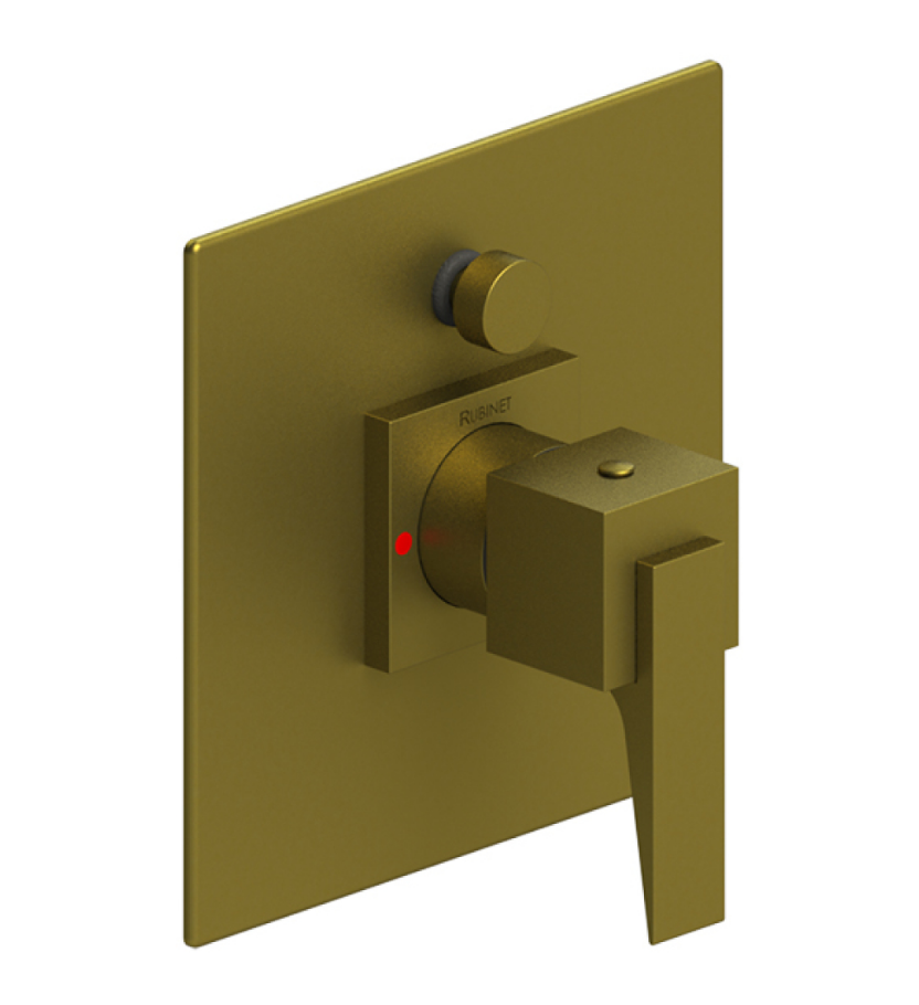Rubinet T2YRSL Pressure Balance Shower Valve With Stop Two Way Diverter - Parent