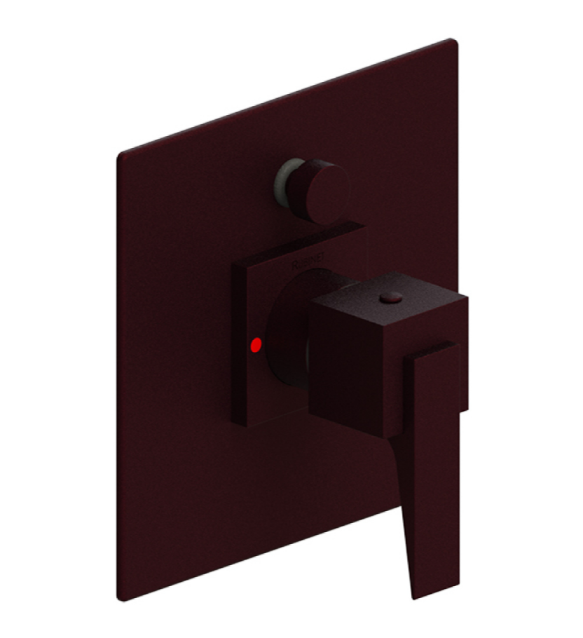 Rubinet T2YRSL Pressure Balance Shower Valve With Stop Two Way Diverter