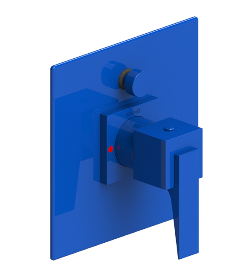 Rubinet T2YRSL Pressure Balance Shower Valve With Stop Two Way Diverter
