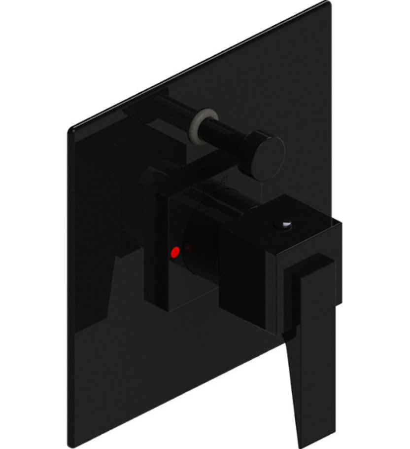 Rubinet T2YRSL Pressure Balance Shower Valve With Stop Two Way Diverter