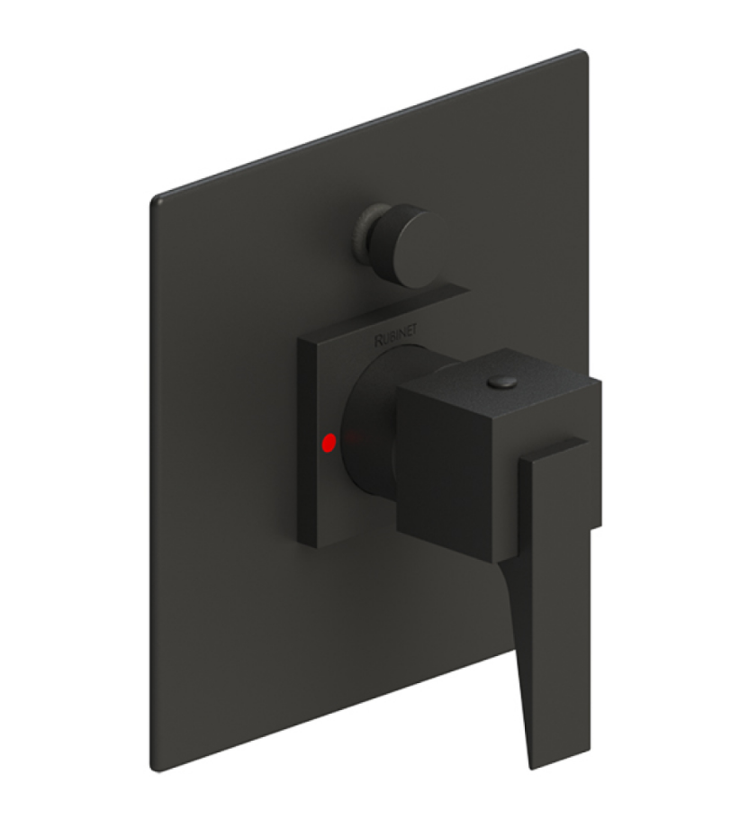 Rubinet T2YRSL Pressure Balance Shower Valve With Stop Two Way Diverter