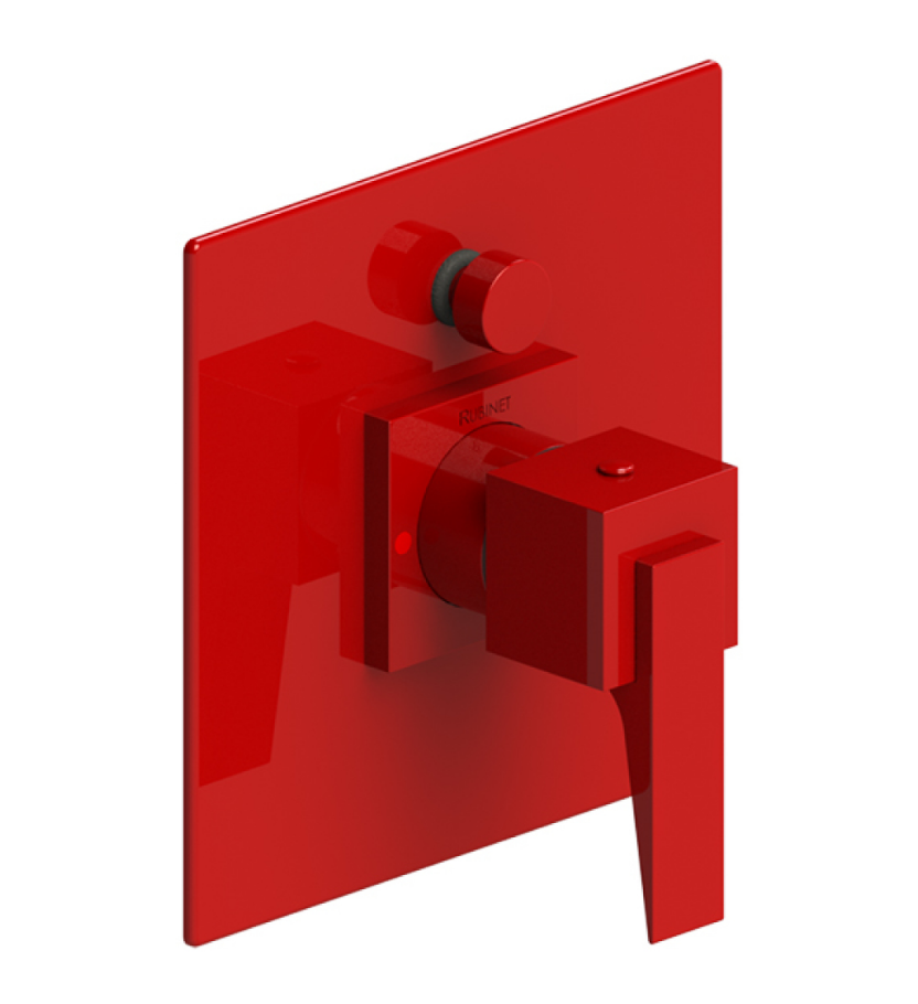 Rubinet T2YRSL Pressure Balance Shower Valve With Stop Two Way Diverter