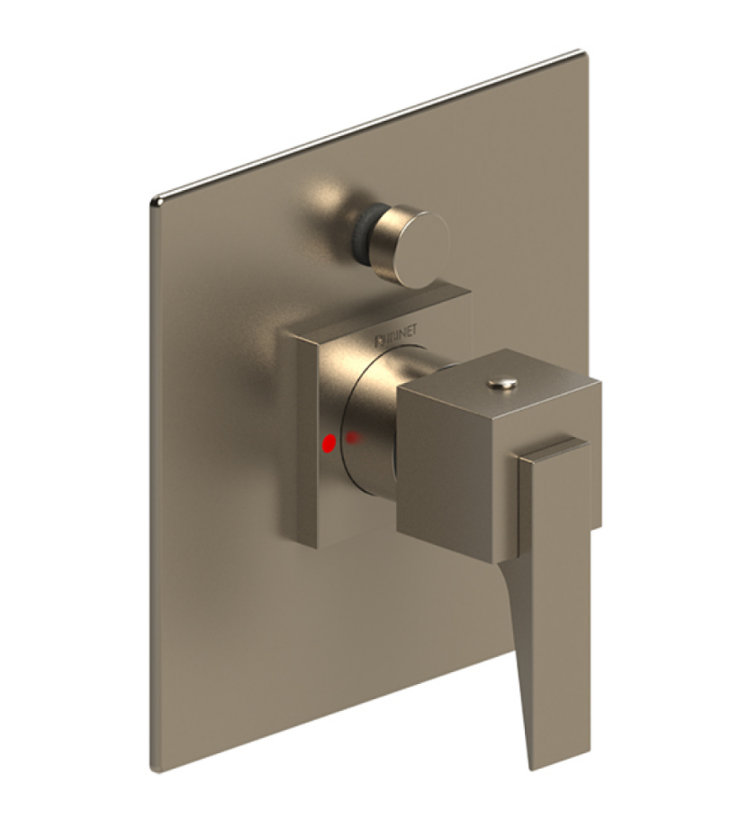 Rubinet T2YRSL Pressure Balance Shower Valve With Stop Two Way Diverter