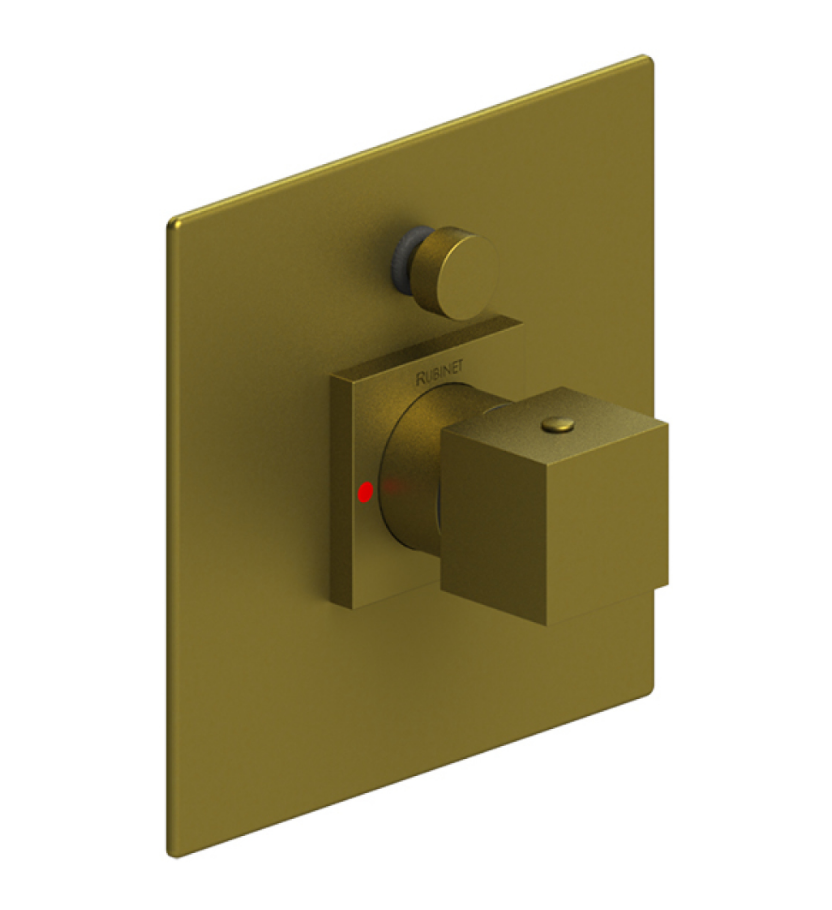 Rubinet T2YRSQ Pressure Balance Shower Valve With Stop Two Way Diverter - Parent