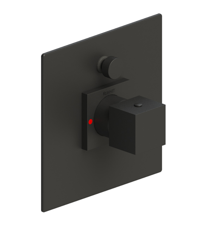 Rubinet T2YRSQ Pressure Balance Shower Valve With Stop Two Way Diverter