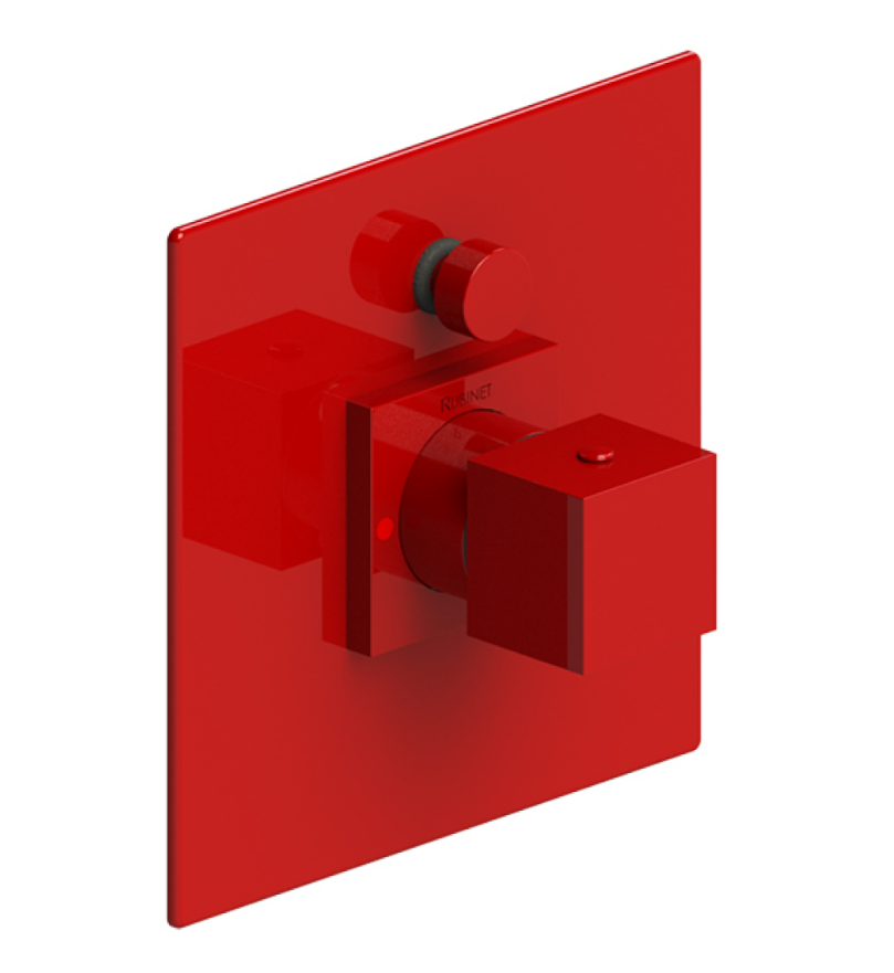 Rubinet T2YRSQ Pressure Balance Shower Valve With Stop Two Way Diverter