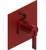 Rubinet T2YRTL Pressure Balance Shower Valve With Stop Two Way Diverter, Trim Only