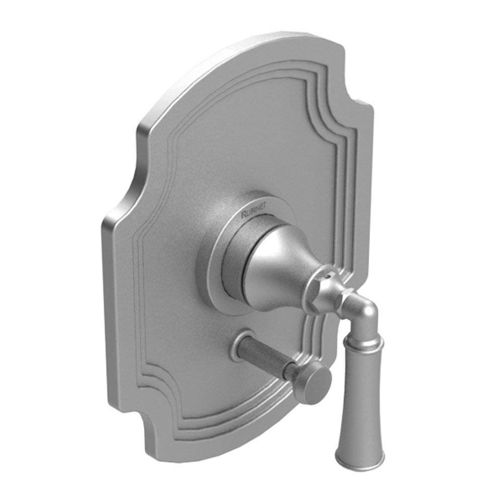 Rubinet T2YRVL Pressure Balance Shower Valve With Stop Two Way Diverter, Trim Only