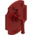 Rubinet T2YRVL Pressure Balance Shower Valve With Stop Two Way Diverter, Trim Only