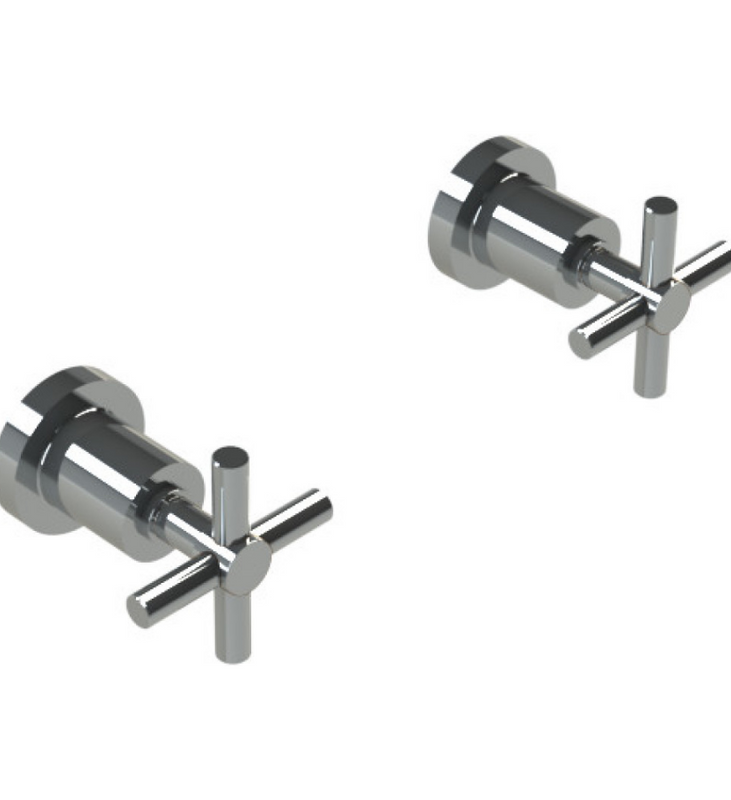 Rubinet T3AGNC Two Valve Tub Filler Trim Only