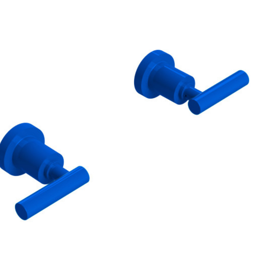 Rubinet T3AGNL Two Valve Tub Filler Trim Only