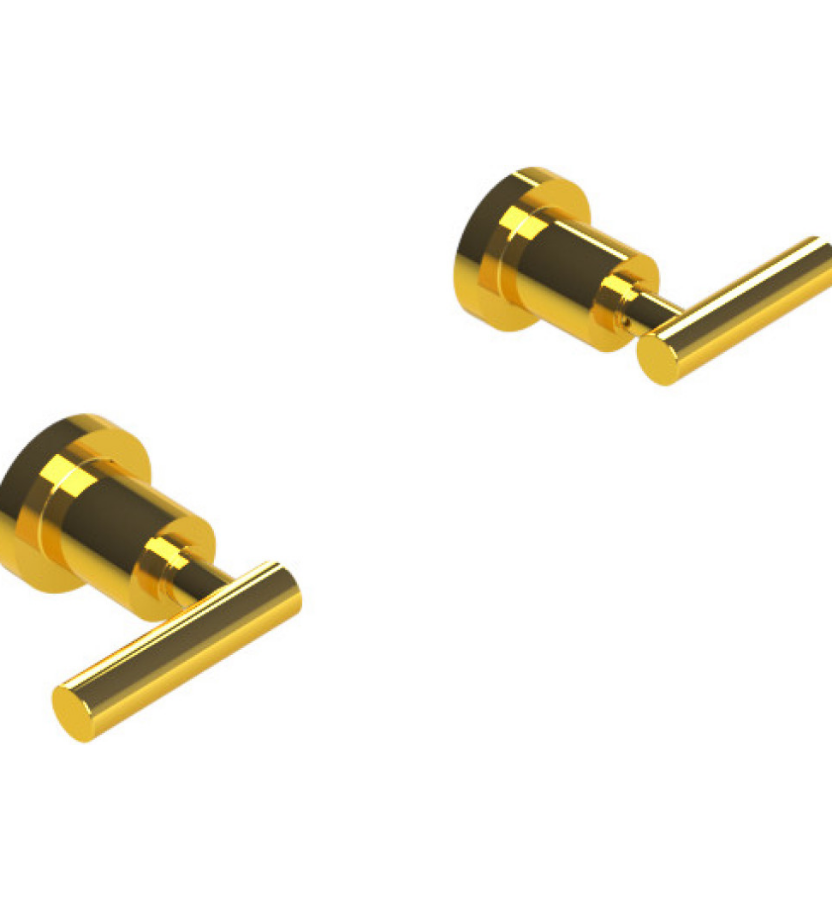 Rubinet T3AGNL Two Valve Tub Filler Trim Only