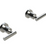 Rubinet T3AGNL Two Valve Tub Filler Trim Only