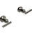 Rubinet T3AGNL Two Valve Tub Filler Trim Only