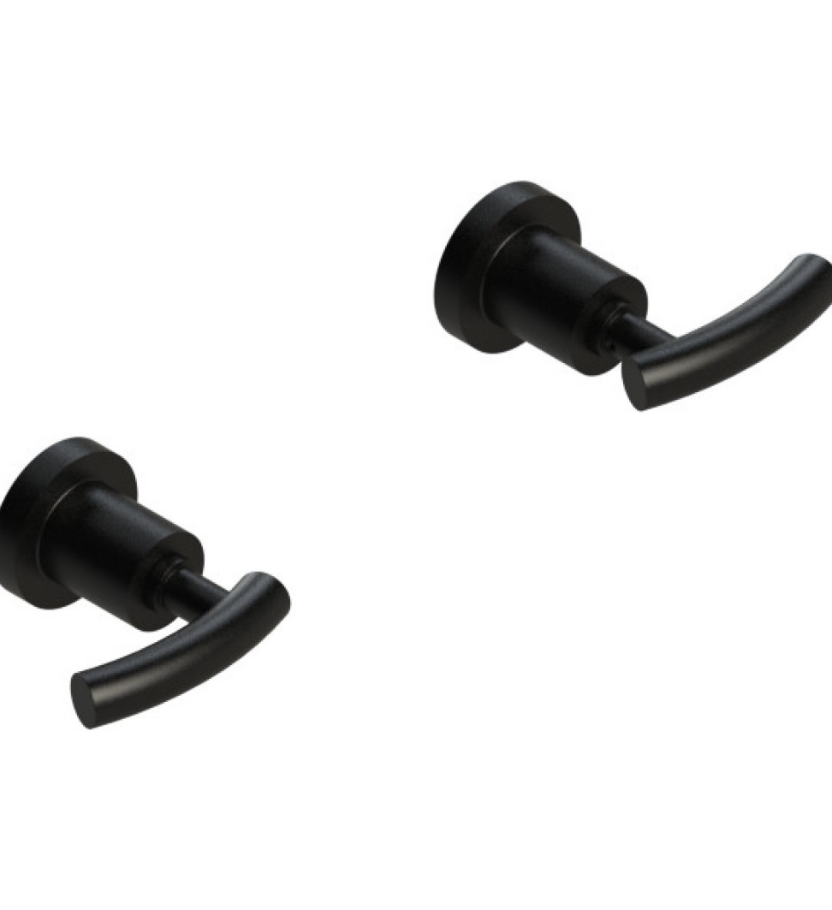 Rubinet T3AHOL Two Valve Tub Filler, Trim Only