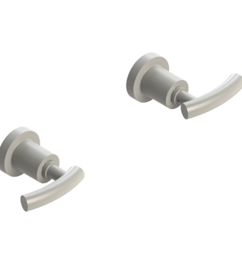 Rubinet T3AHOL Two Valve Tub Filler, Trim Only