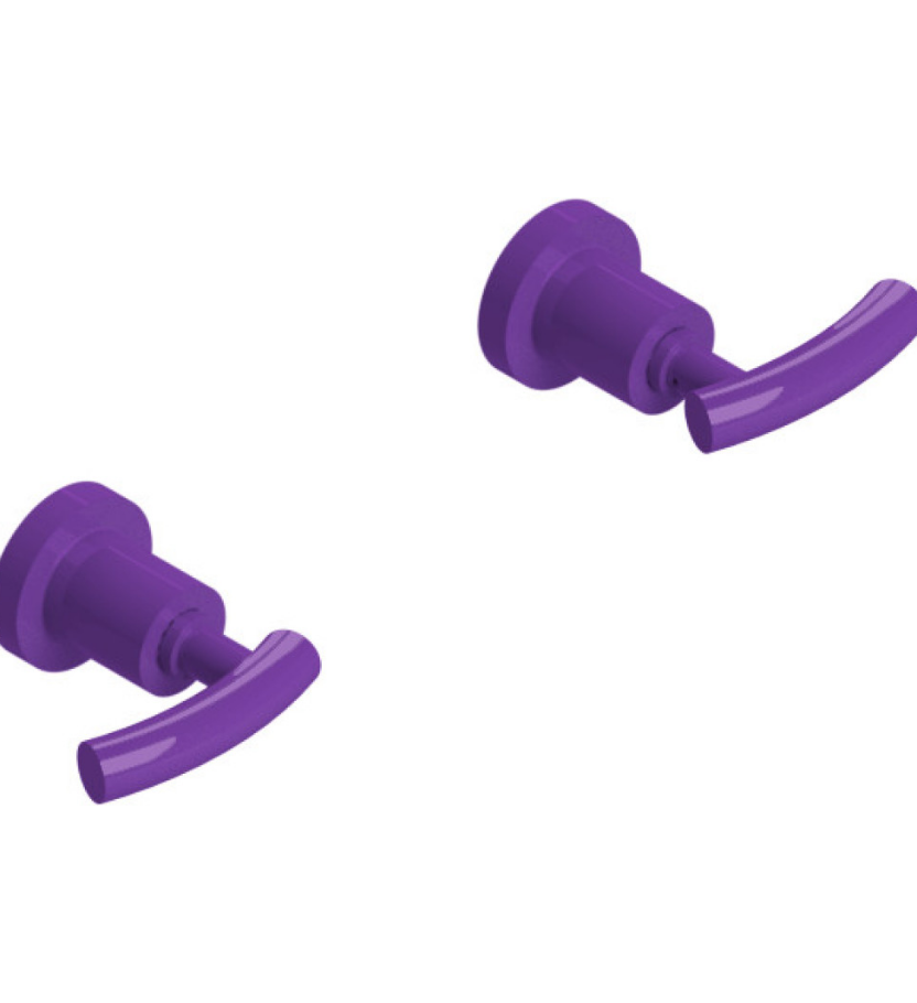 Rubinet T3AHOL Two Valve Tub Filler, Trim Only