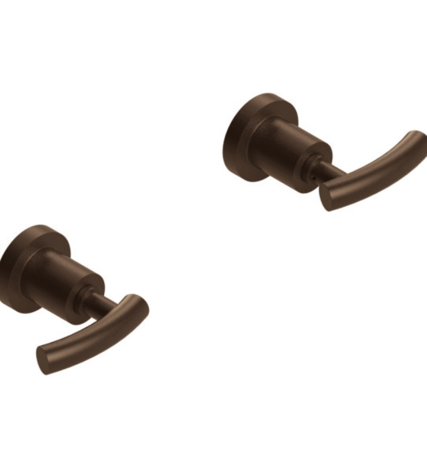 Rubinet T3AHOL Two Valve Tub Filler, Trim Only