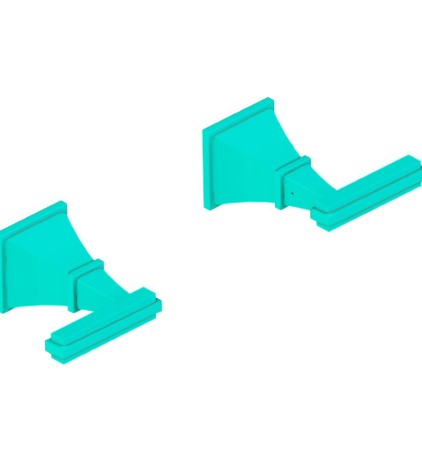 Rubinet T3AMQL Two Valve Tub Filler Trim Only