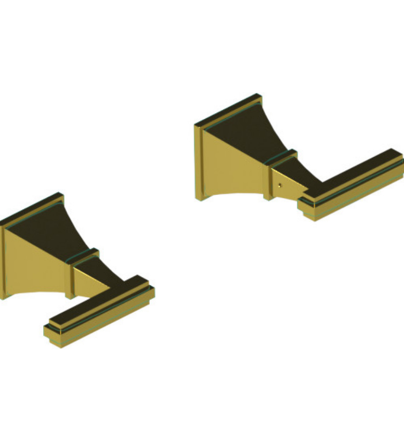 Rubinet T3AMQL Two Valve Tub Filler Trim Only