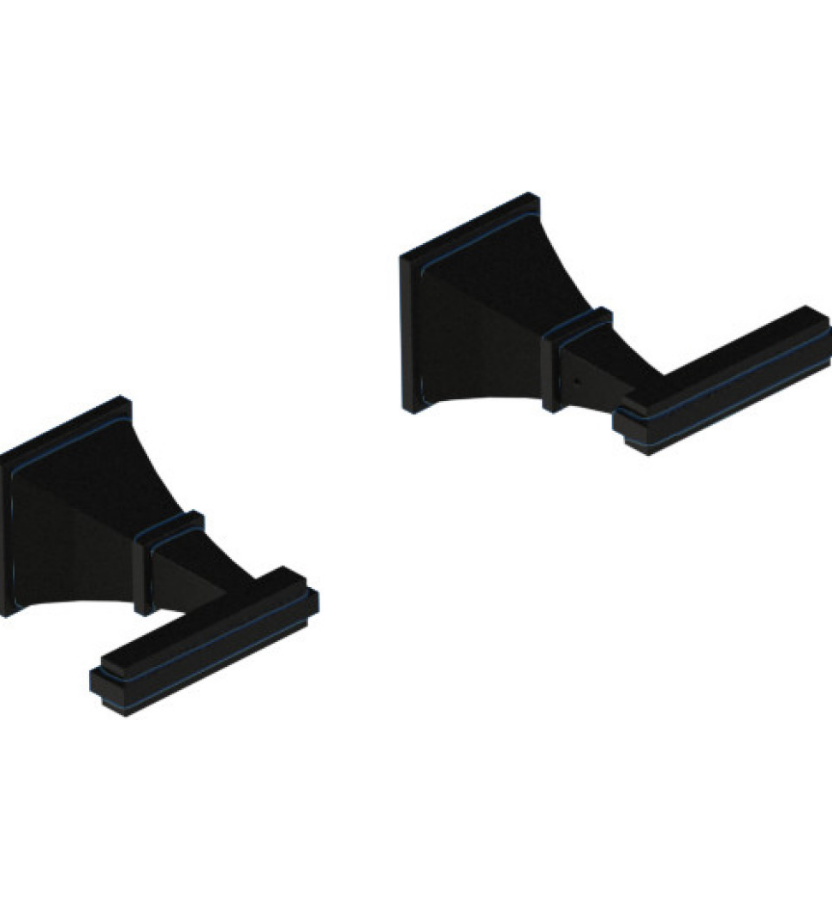 Rubinet T3AMQL Two Valve Tub Filler Trim Only