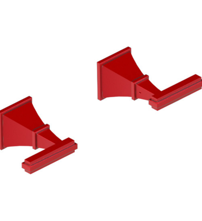 Rubinet T3AMQL Two Valve Tub Filler Trim Only