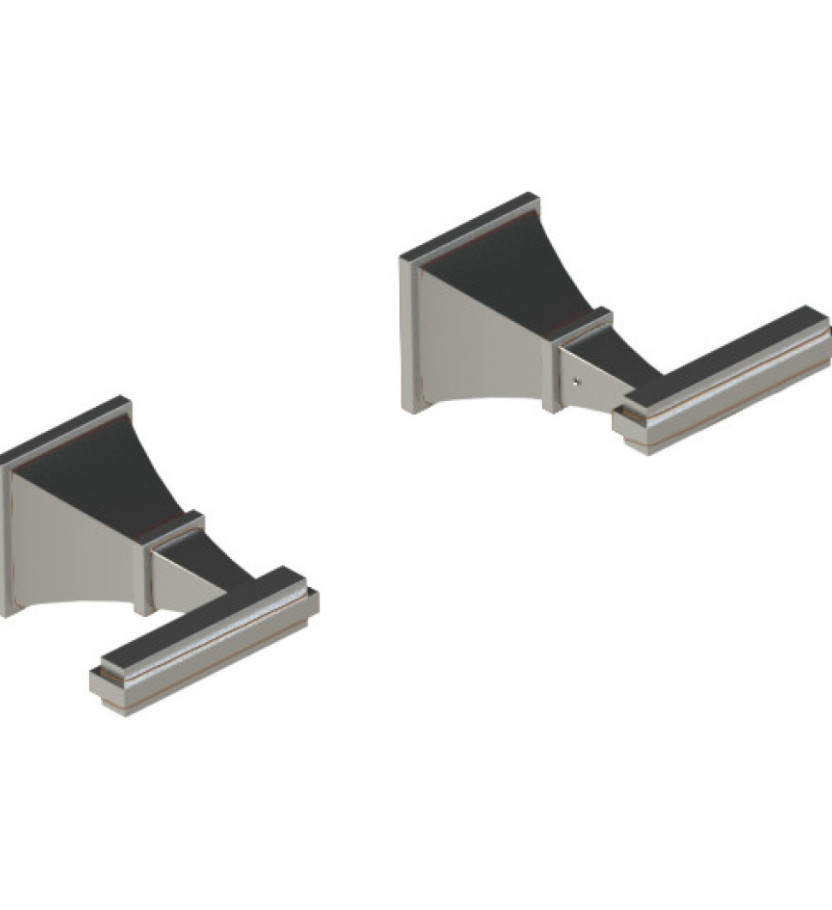 Rubinet T3AMQL Two Valve Tub Filler Trim Only