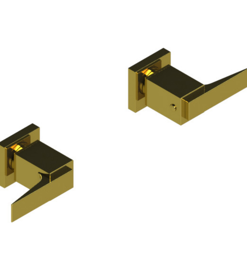 Rubinet T3ARSL Two Valve Tub Filler Trim Only