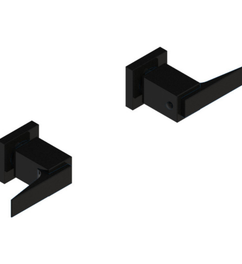 Rubinet T3ARSL Two Valve Tub Filler Trim Only