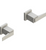 Rubinet T3ARSL Two Valve Tub Filler Trim Only