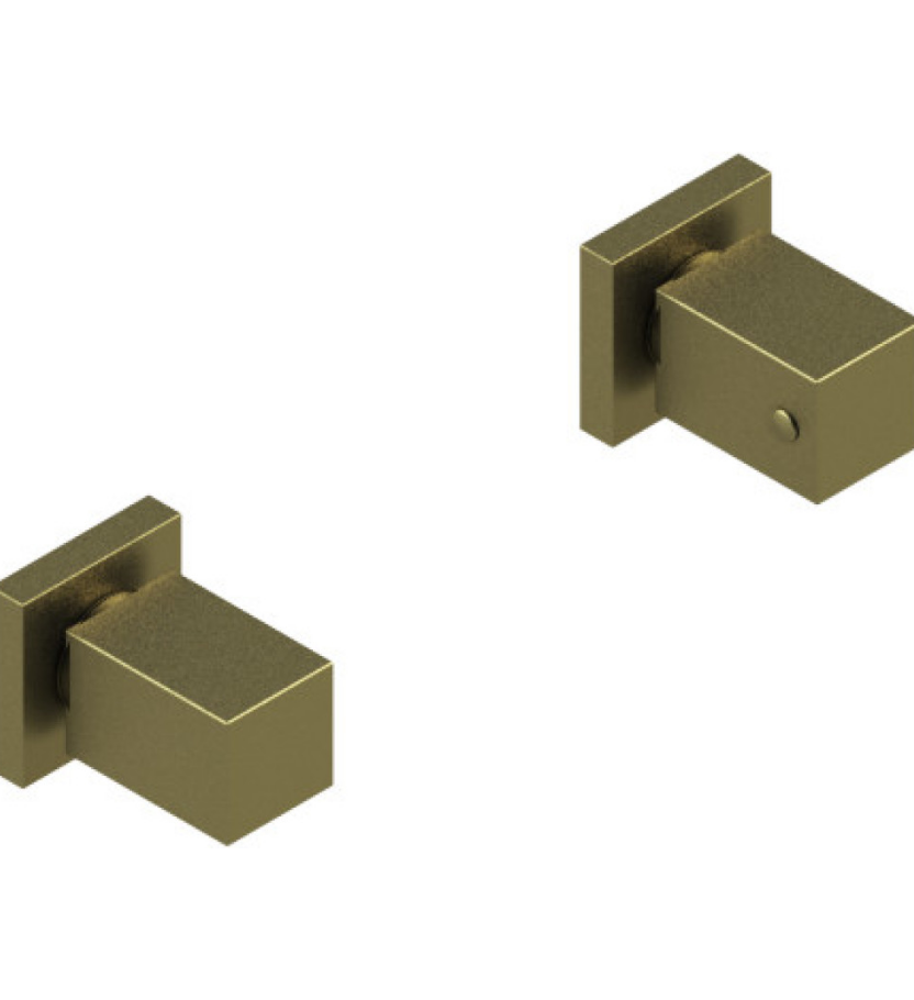 Rubinet T3ARSQ Two Valve Tub Filler Trim Only - Parent