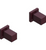 Rubinet T3ARSQ Two Valve Tub Filler Trim Only