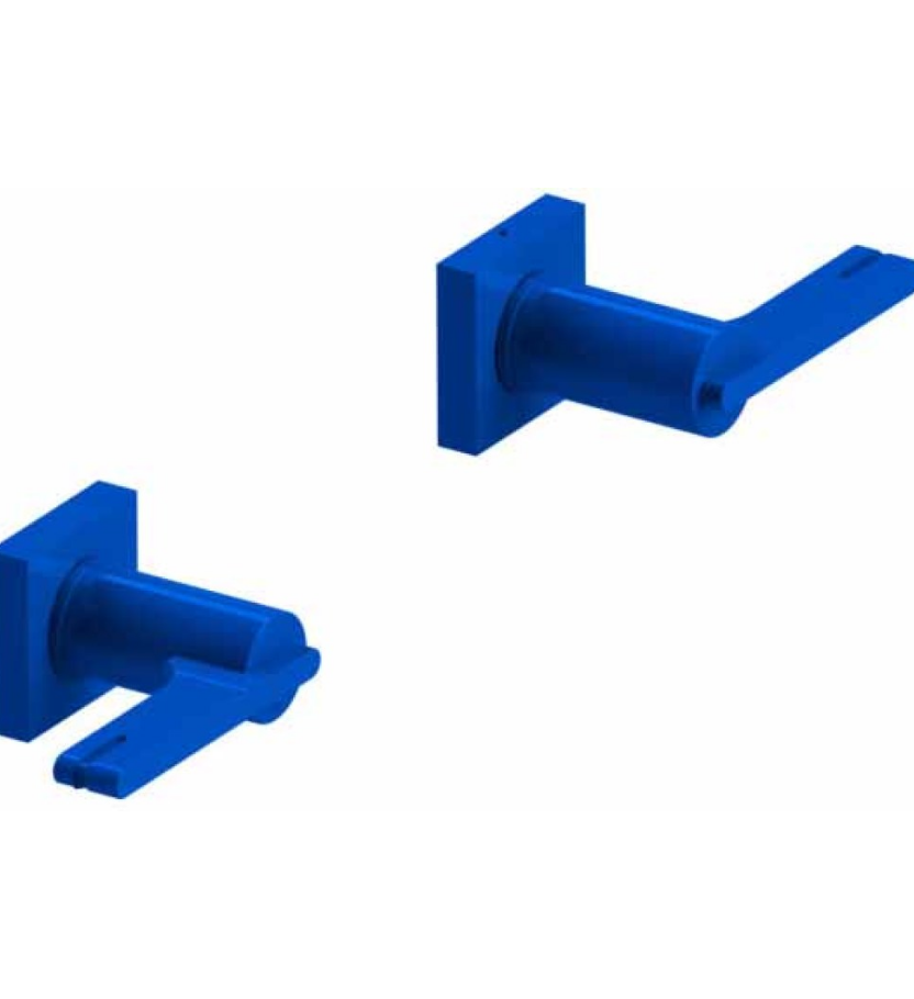 Rubinet T3ARTL Two Valve Tub Filler Trim Only