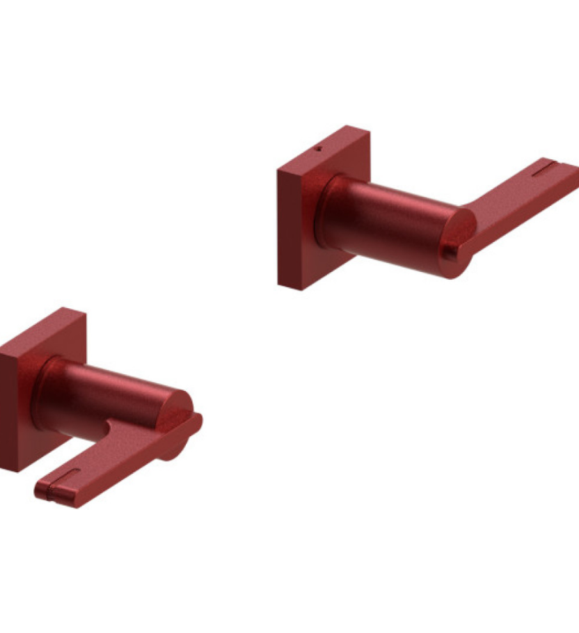 Rubinet T3ARTL Two Valve Tub Filler Trim Only