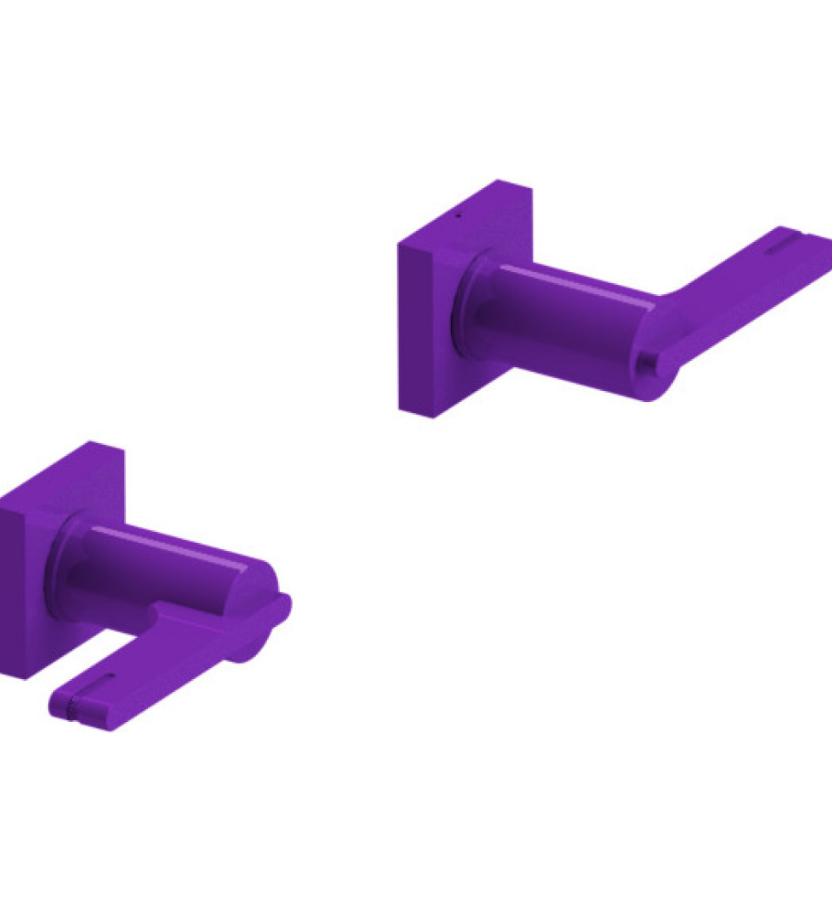 Rubinet T3ARTL Two Valve Tub Filler Trim Only