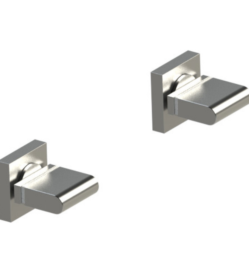 Rubinet T3ARTQ Two Valve Tub Filler Trim Only