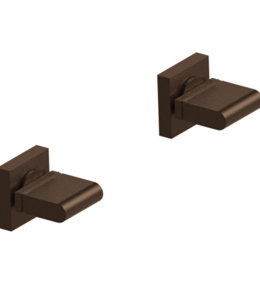 Rubinet T3ARTQ Two Valve Tub Filler Trim Only