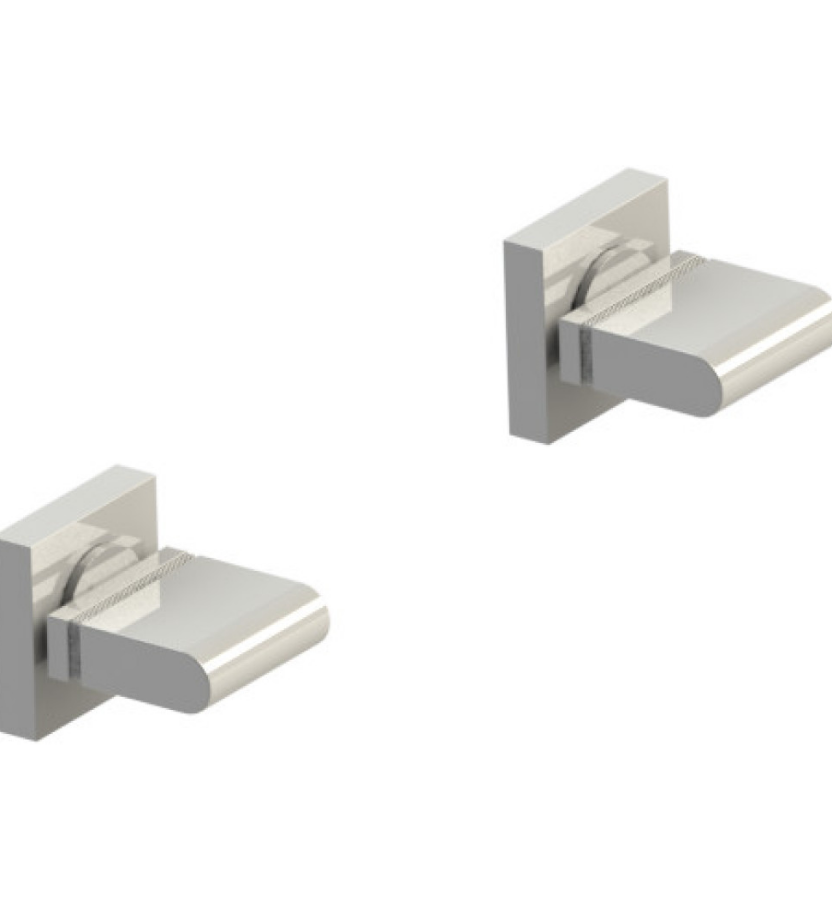 Rubinet T3ARTQ Two Valve Tub Filler Trim Only