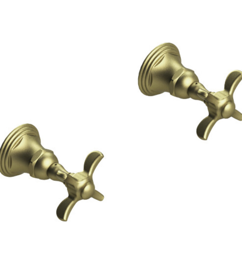 Rubinet T3ARVC Two Valve Tub Filler, Trim Only - Parent