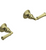 Rubinet T3ARVL Two Valve Tub Filler, Trim Only - Parent