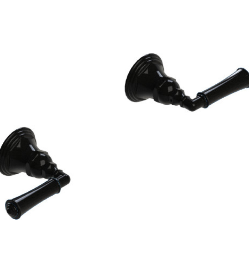 Rubinet T3ARVL Two Valve Tub Filler, Trim Only