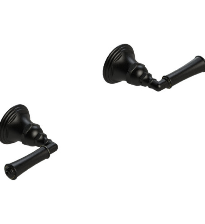 Rubinet T3ARVL Two Valve Tub Filler, Trim Only
