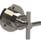 Rubinet T3XGNC Three Way Diverter With ShutOffIn Between FunctionTrim Only