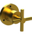 Rubinet T3XGNC Three Way Diverter With ShutOffIn Between FunctionTrim Only
