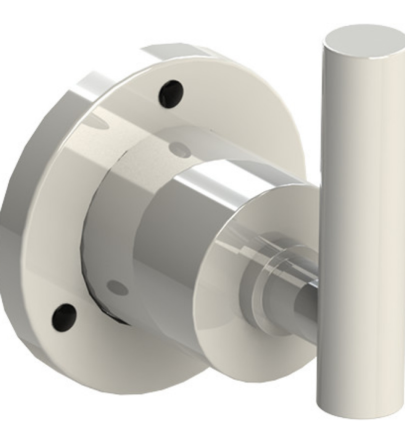 Rubinet T3XGNL Three Way Diverter with Shut Off In Between Function(Trim Only)