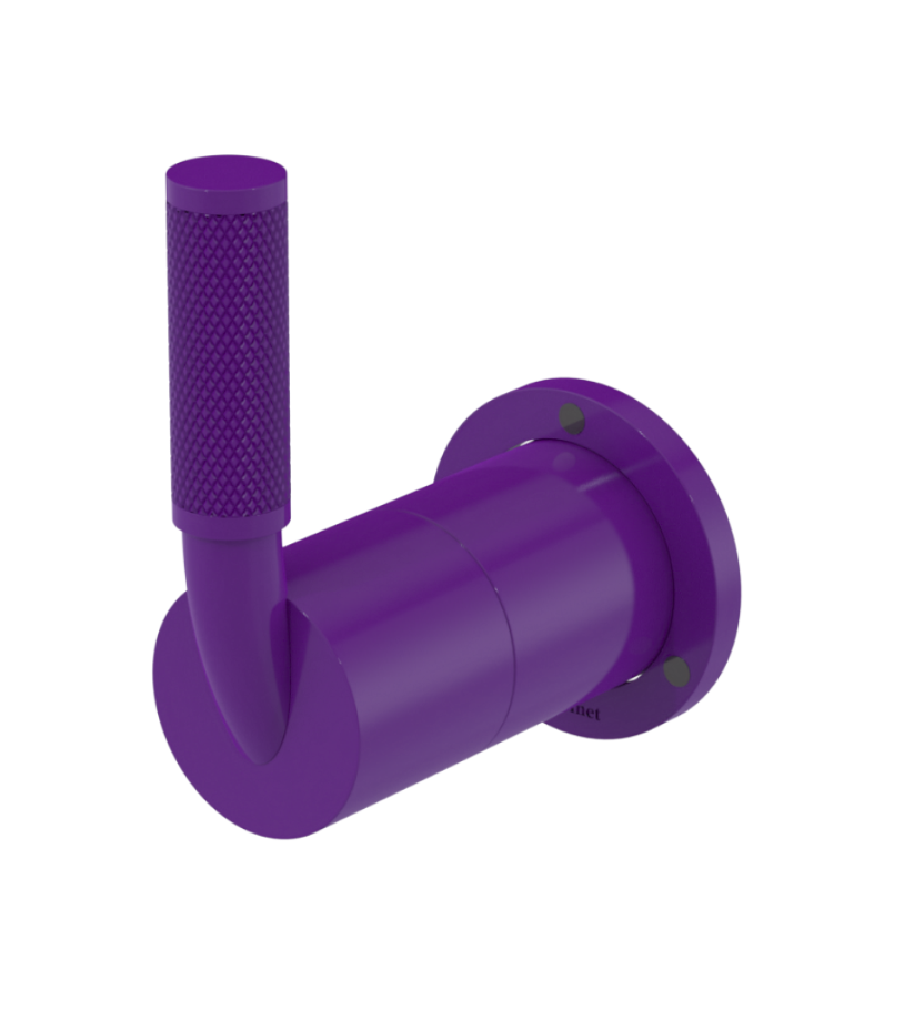 Rubinet T3XHOL Three Way Diverter With ShutOffIn Between Functions, Trim Only